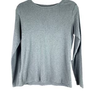 EDDIE BAUER ~Soft Jersey Knit Layering Long Sleeve T-shirt Campy BaseLayer